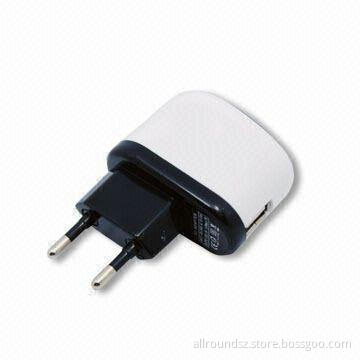 USB Travel Charger with LED Power Indicator, Used for iPhone, Nokia, Motorola, and Sony Ericsson